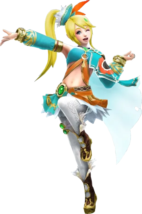 Official artwork of Lana in her Wind Waker costume Official artwork of Lana in her Wind Waker costume