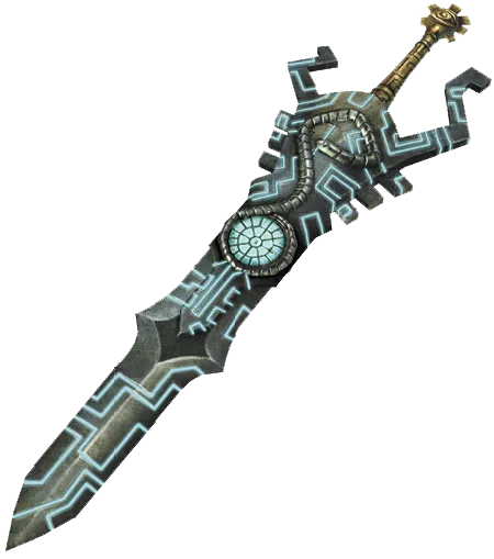 Official artwork of the Scimitars of Twilight, a blade with glowing blue lines Official artwork of the Scimitars of Twilight, a blade with glowing blue lines