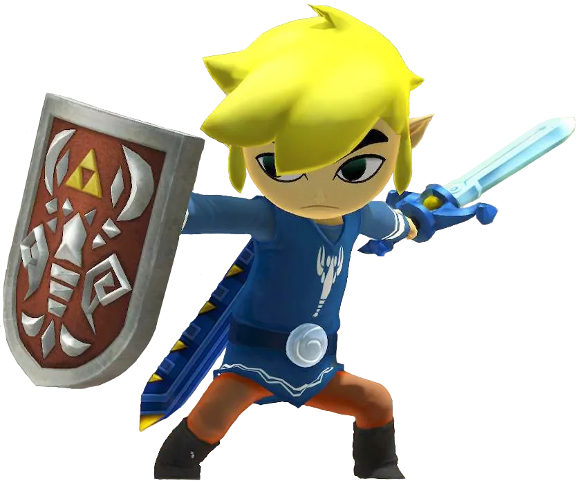 Official model of Toon Link in his Great Sea outfit Official model of Toon Link in his Great Sea outfit