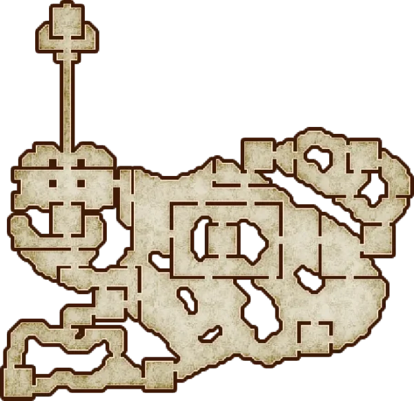 Parchment map of a Twilight field layout