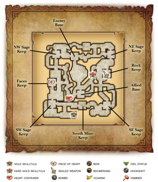 The Watchers of the Triforce map, the last Legend Mode scenario The Watchers of the Triforce map, the last Legend Mode scenario