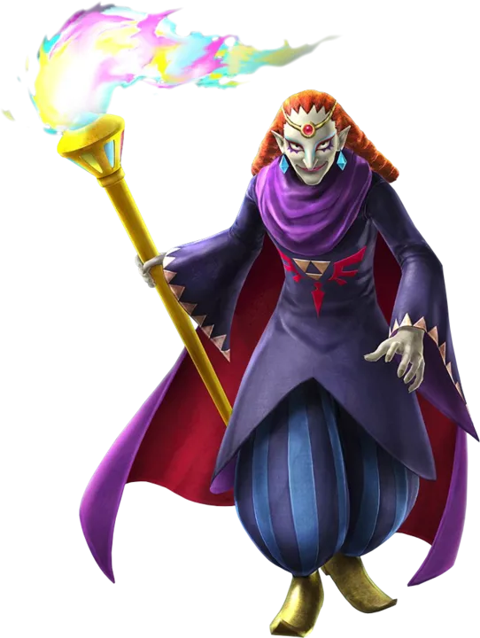 Official art of Yuga holding a golden staff with a swirling pink and blue magic plume Official art of Yuga holding a golden staff with a swirling pink and blue magic plume