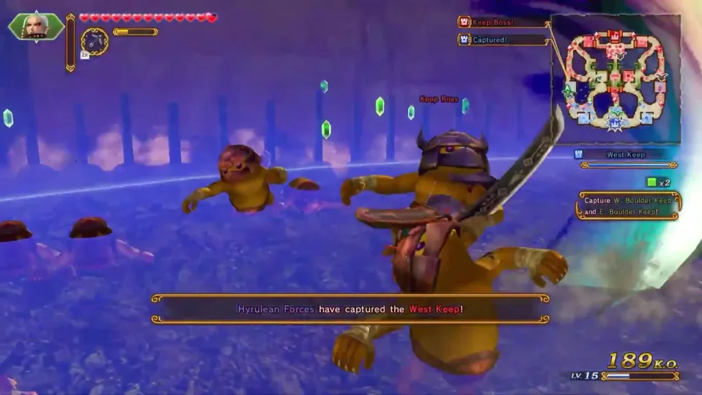 Hylian forces take the West Keep in Land of Myth Hylian forces take the West Keep in Land of Myth