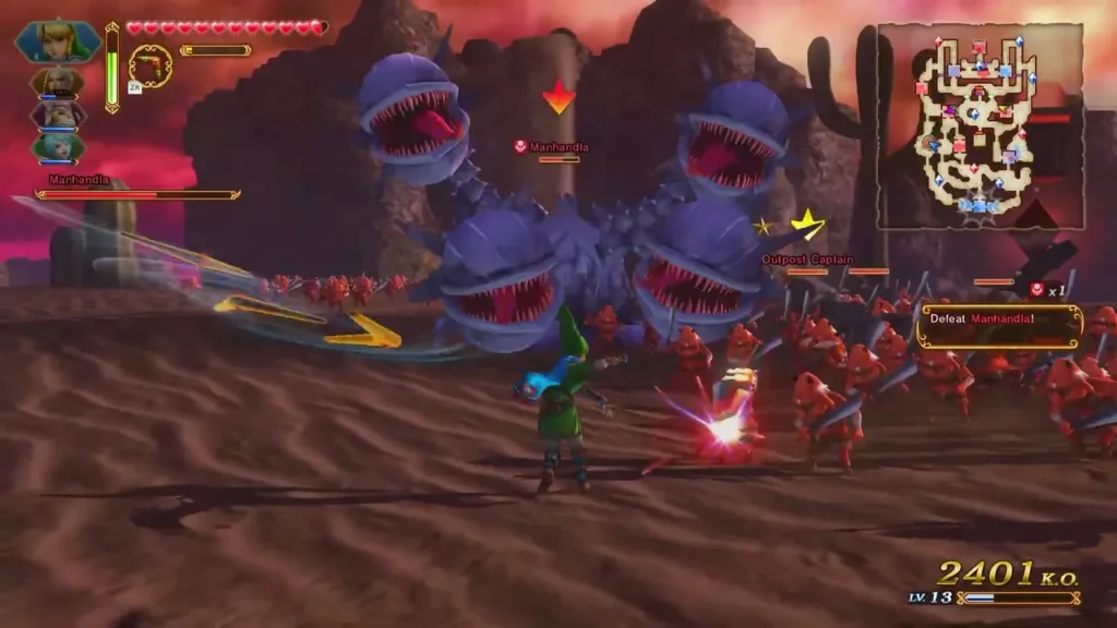 Manhandla's heads among red soldiers in Darkness Falls Manhandla's heads among red soldiers in Darkness Falls