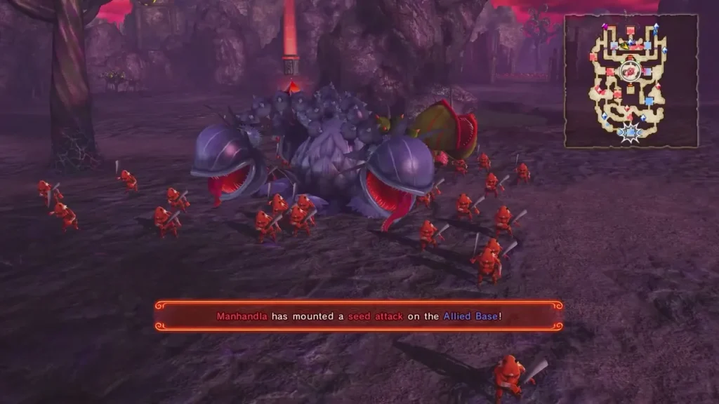 Seed attack on the Allied Base in Darkness Falls Seed attack on the Allied Base in Darkness Falls