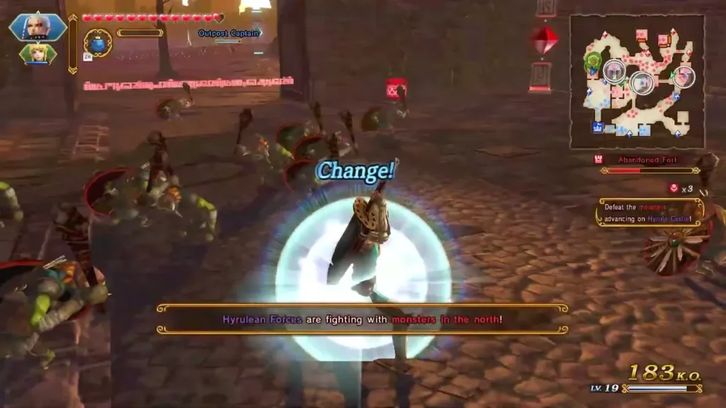 A Change flash marks a warrior taking the field during the battle A Change flash marks a warrior taking the field during the battle