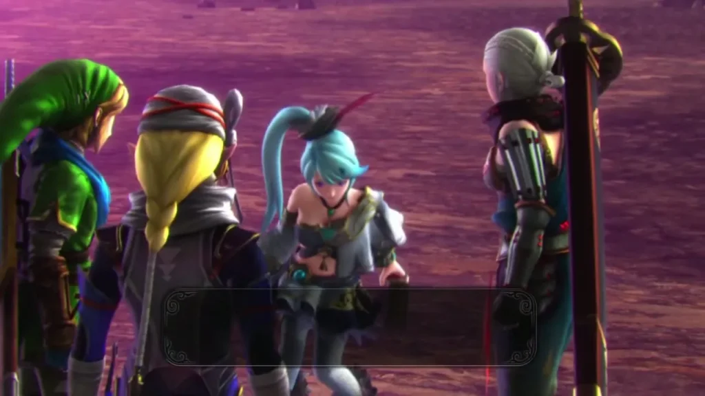 Lana gathers a group of warriors together before a battle
