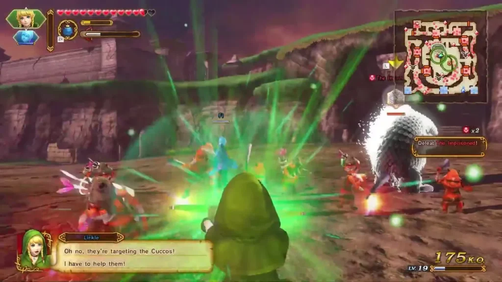 Linkle says she has to help the Cuccos that Ceremonial Troops are targeting