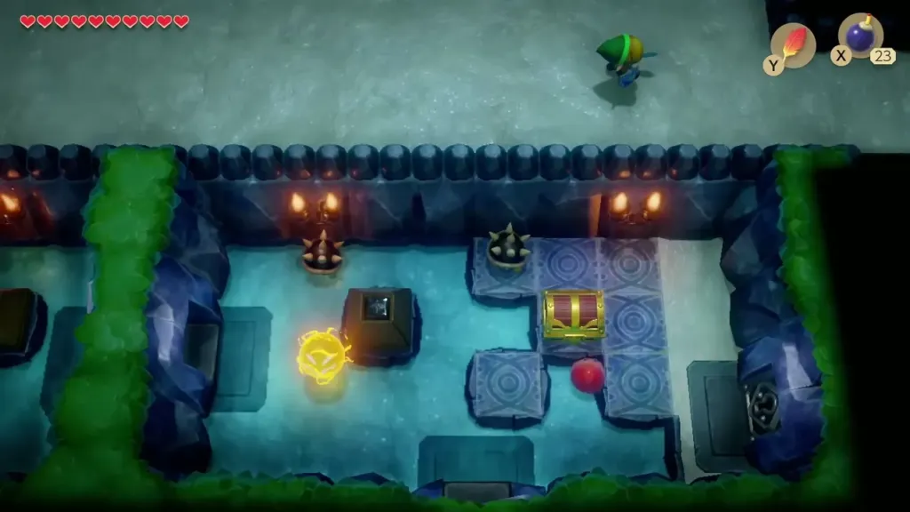 Chest on a platform in a watery alcove of Angler's Tunnel
