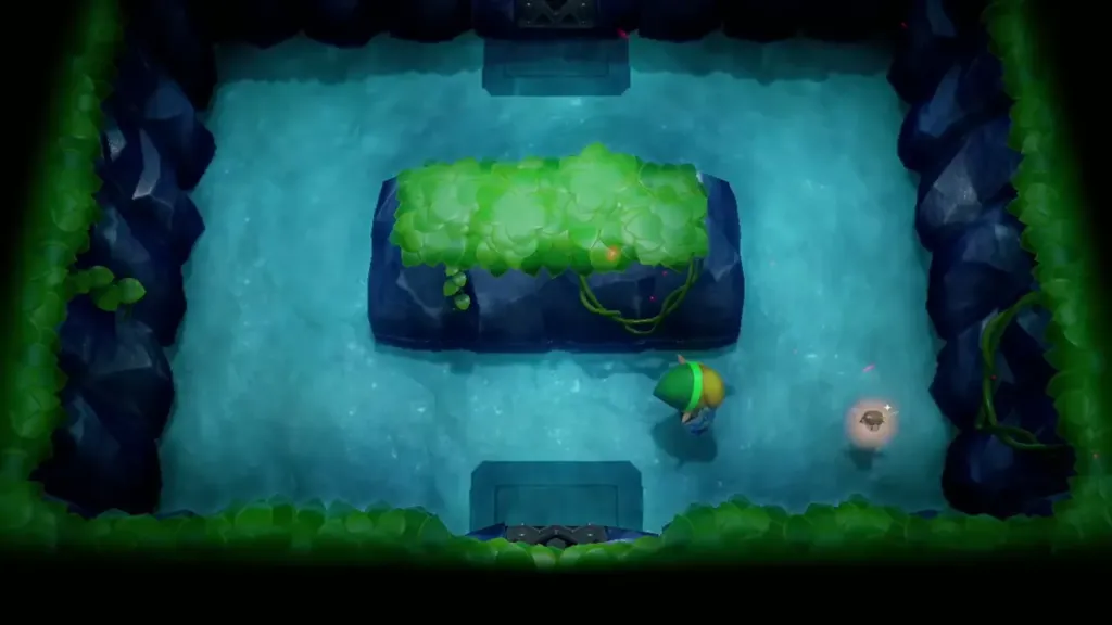 Cue Ball defeated in a burst of purple light in Angler's Tunnel