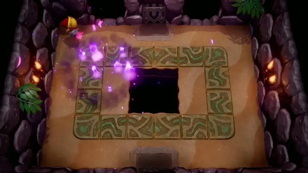 The Slime Eel bursting into purple sparks after its defeat The Slime Eel bursting into purple sparks after its defeat