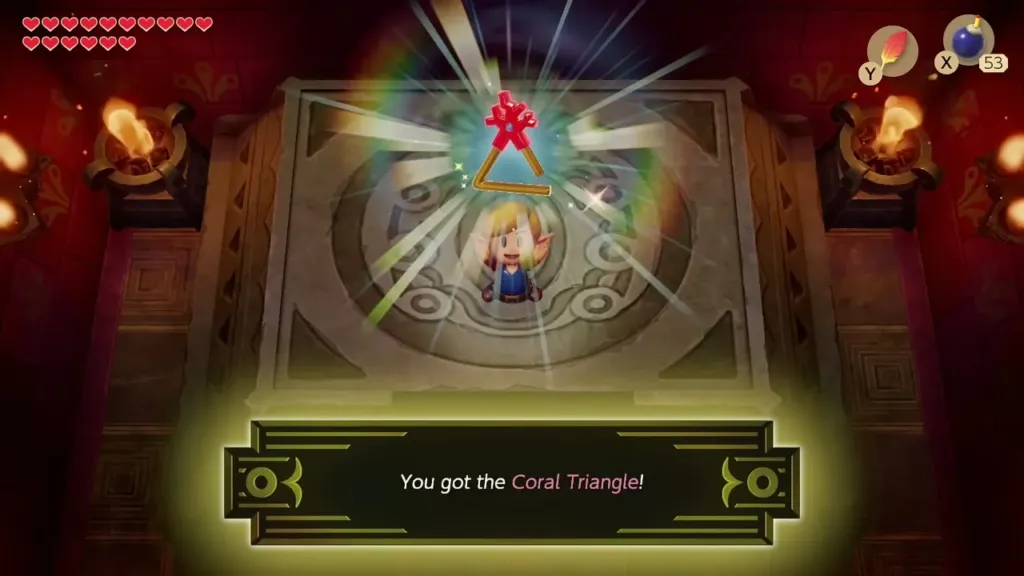 Link holding up the Coral Triangle, the sixth instrument Link holding up the Coral Triangle, the sixth instrument
