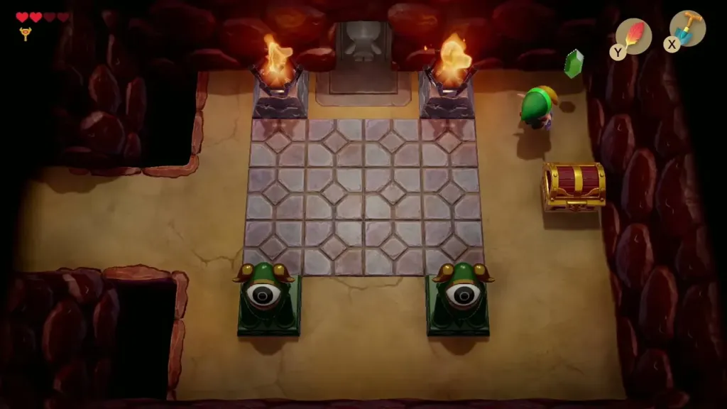 Chest appearing in the cleared room Chest appearing in the cleared room