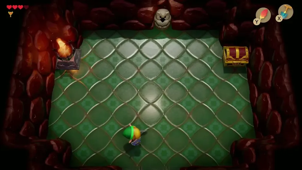 Chest appearing in the emptied card-suit room Chest appearing in the emptied card-suit room