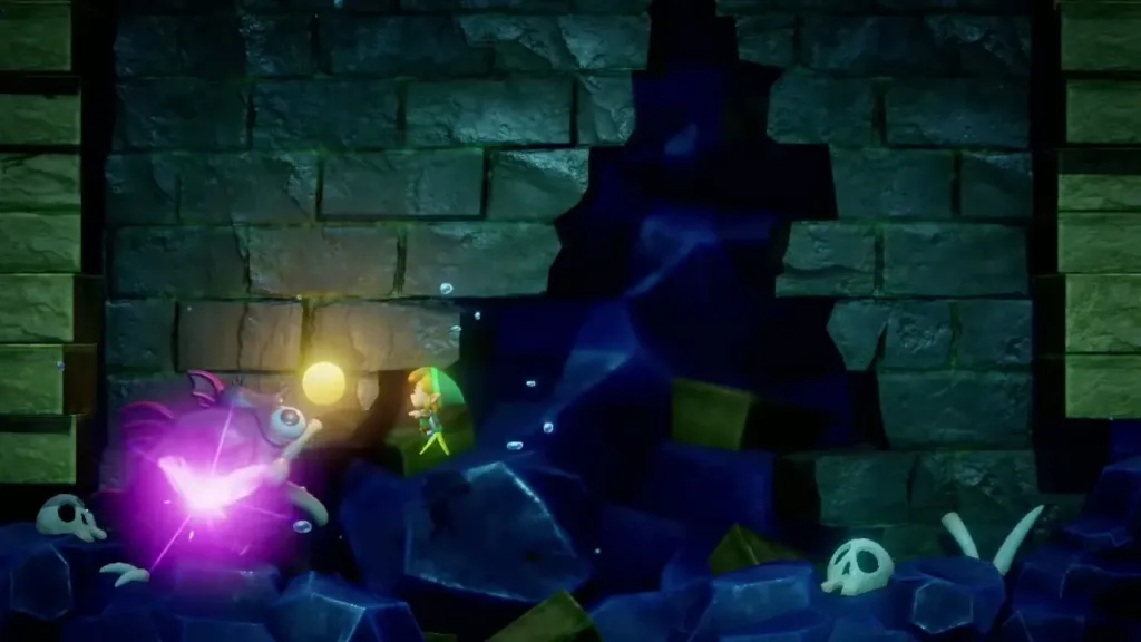 The Angler Fish bursting in a purple flash after the final hit The Angler Fish bursting in a purple flash after the final hit