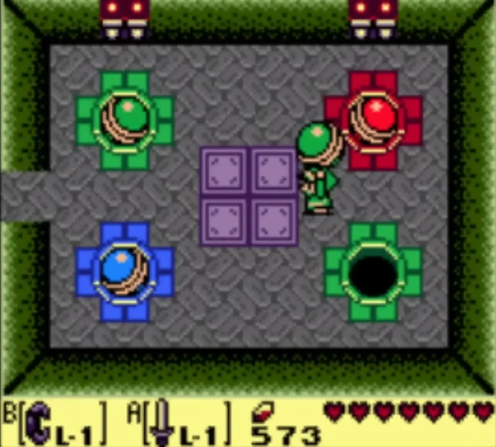 The Blue Orb Monster dropped into the blue hole of the orb room The Blue Orb Monster dropped into the blue hole of the orb room