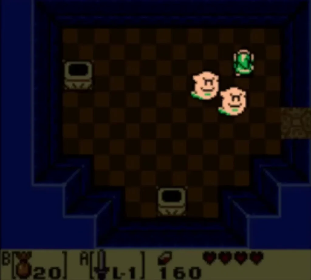 Boo Buddies closing in on Link in the dark room Boo Buddies closing in on Link in the dark room