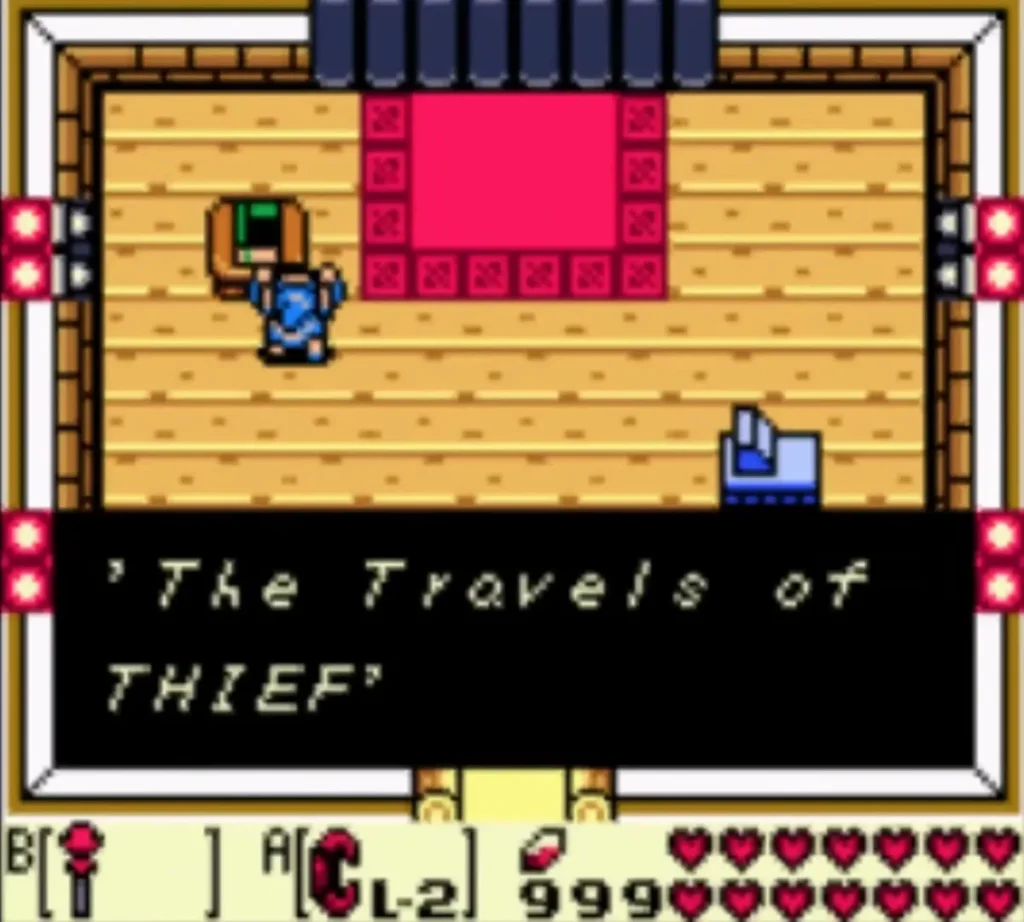 Link at the Camera Shop album with the message naming The Travels of THIEF
