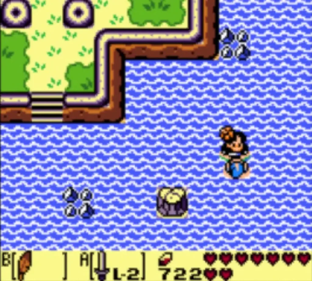 The Mermaid with black hair swims in the bay near Catfish Maw before the necklace trade The Mermaid with black hair swims in the bay near Catfish Maw before the necklace trade