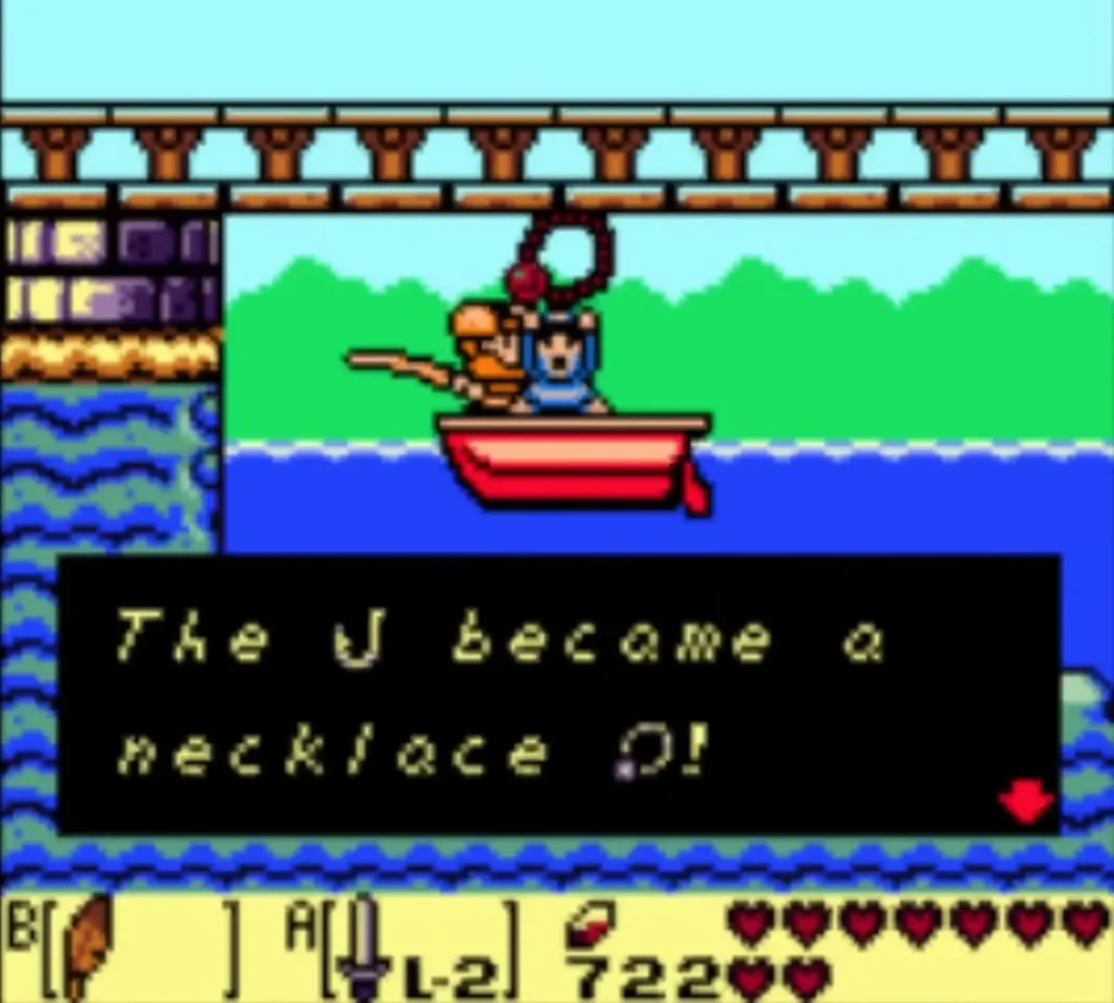 Necklace message box from the fisherman in his boat Necklace message box from the fisherman in his boat