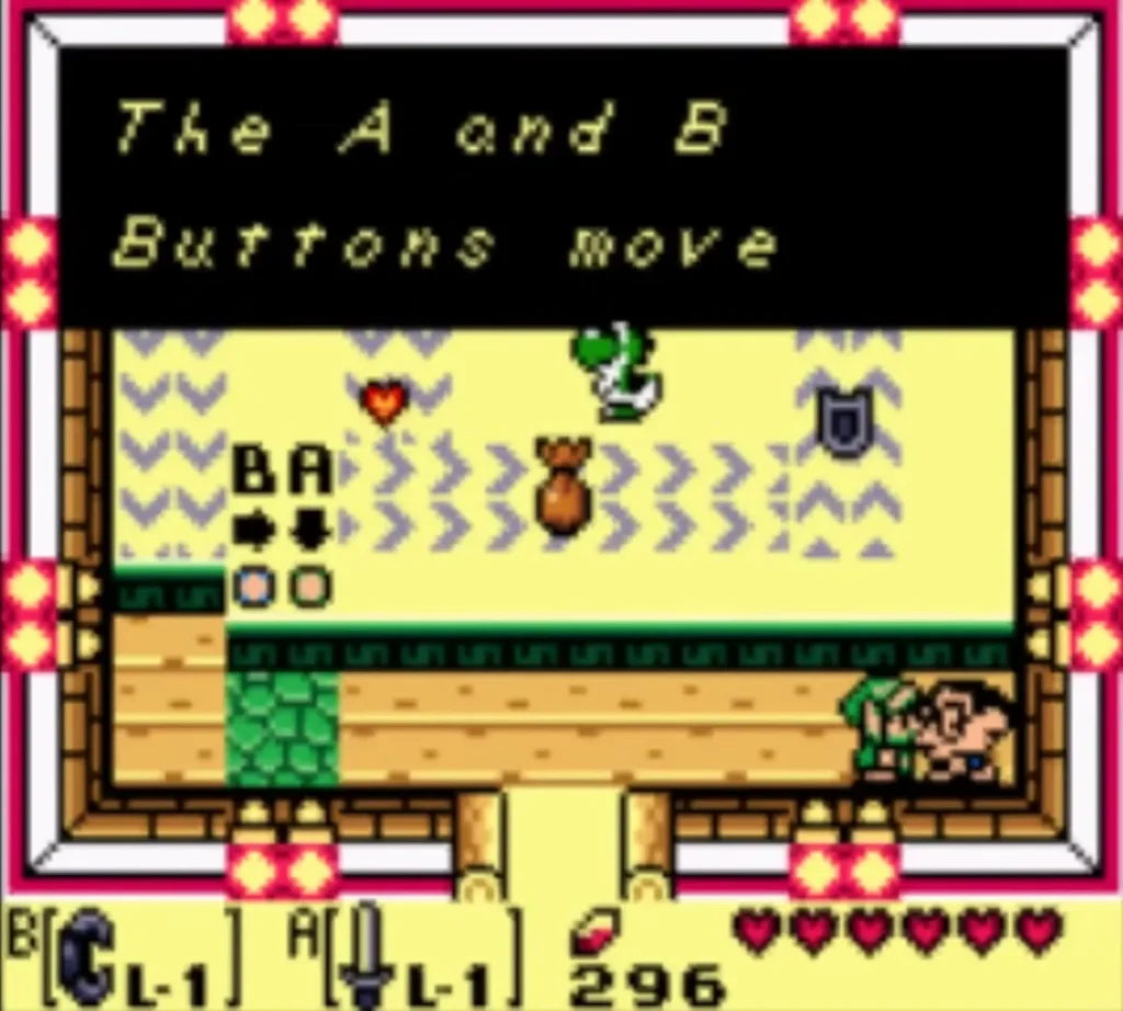 Trendy Game shopkeeper explains that the A and B Buttons move the crane over the prizes Trendy Game shopkeeper explains that the A and B Buttons move the crane over the prizes