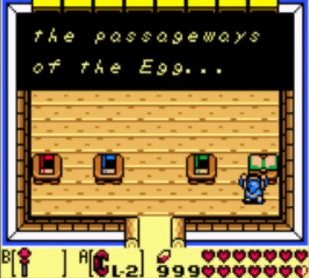 Book text reading the passageways of the Egg in the Mabe Village library Book text reading the passageways of the Egg in the Mabe Village library