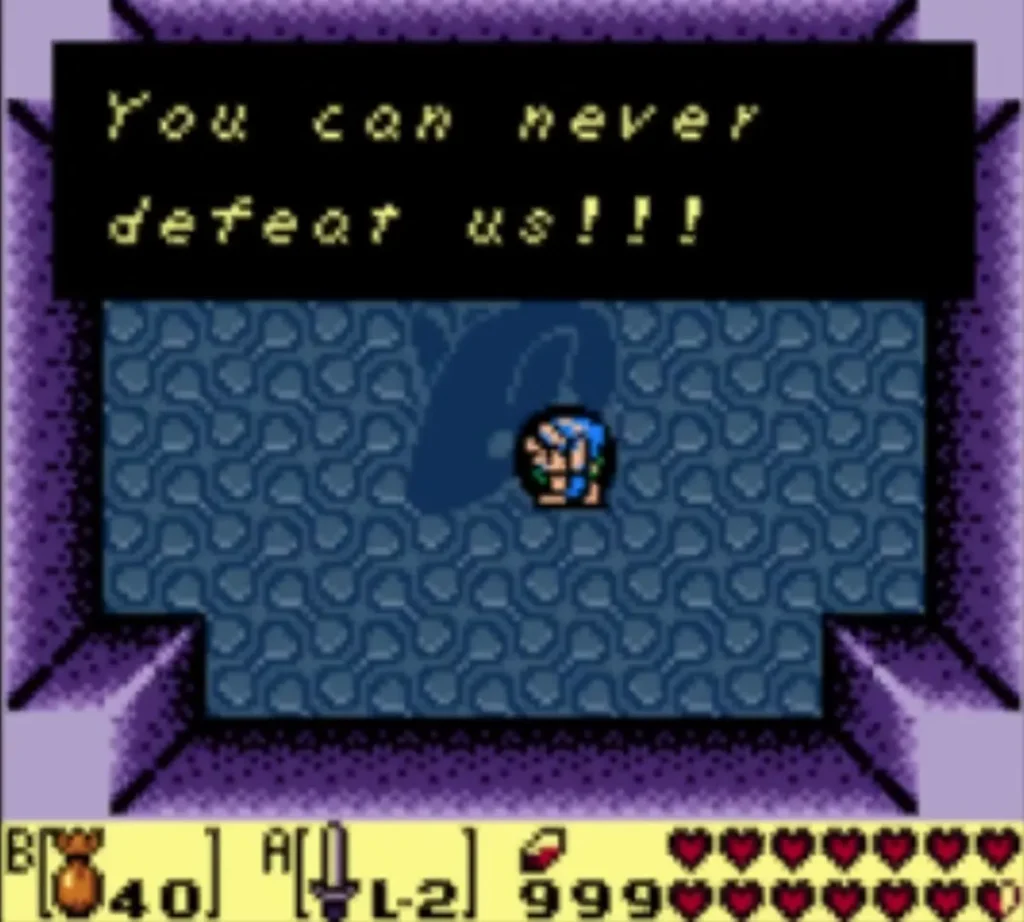 The Nightmares' taunt You can never defeat us fully typed over the arena with Link below The Nightmares' taunt You can never defeat us fully typed over the arena with Link below