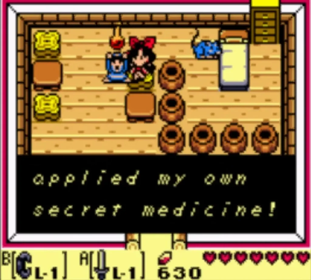 Crazy Tracy's message about the secret medicine she applied is fully typed in her shop Crazy Tracy's message about the secret medicine she applied is fully typed in her shop