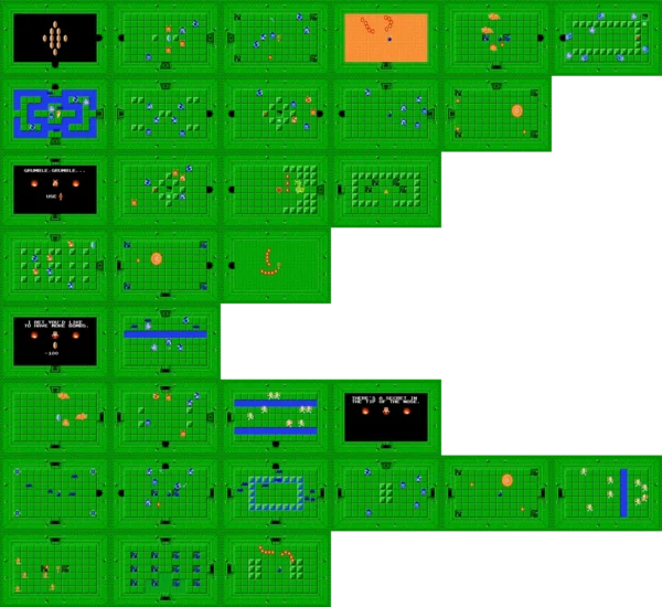 Full dungeon map of Level 7: The Demon Full dungeon map of Level 7: The Demon