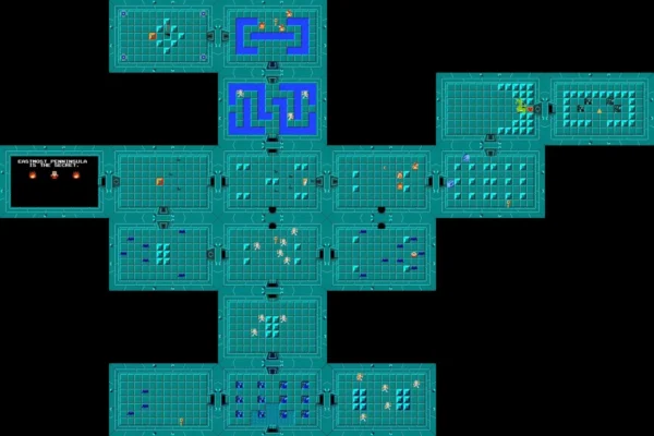 Full dungeon map of Level 1: The Eagle Full dungeon map of Level 1: The Eagle