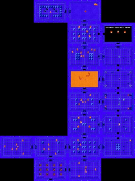 Full dungeon map of Level 2: The Moon Full dungeon map of Level 2: The Moon