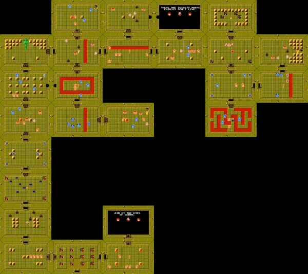 Full dungeon map of Level 6: The Dragon Full dungeon map of Level 6: The Dragon