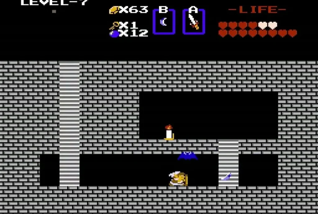 Red Candle on the floor of the Level 7 gray-brick passage Red Candle on the floor of the Level 7 gray-brick passage