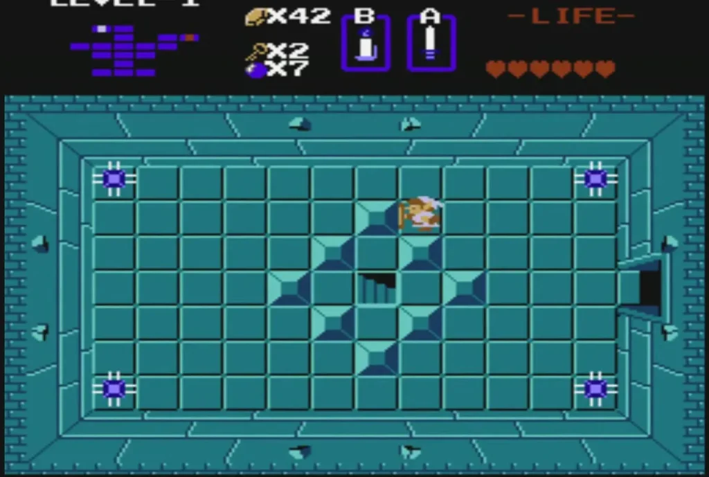 Link among the blocks of the Level 1 stairwell room Link among the blocks of the Level 1 stairwell room