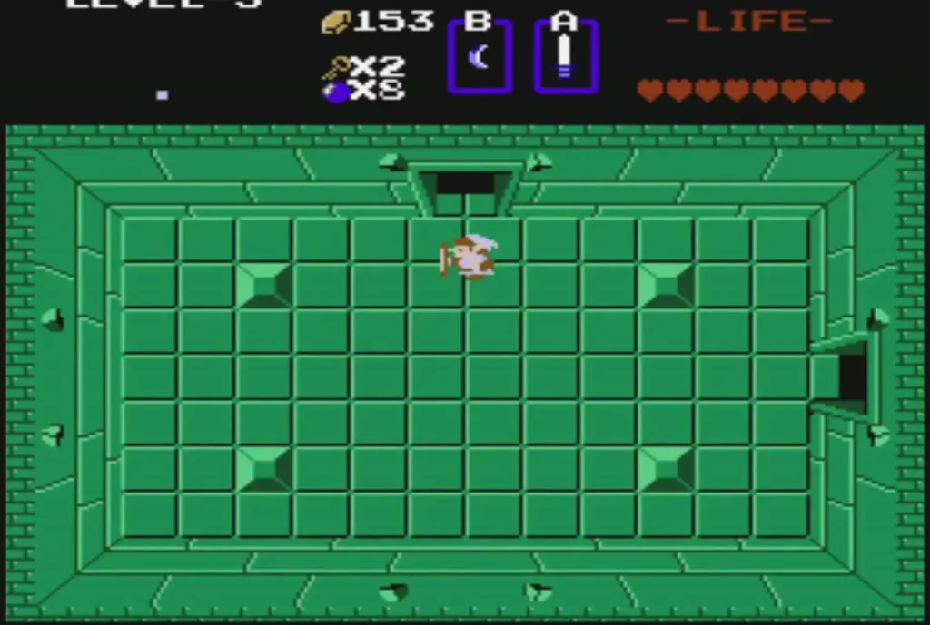 Key counter showing two keys after Link picks the key up