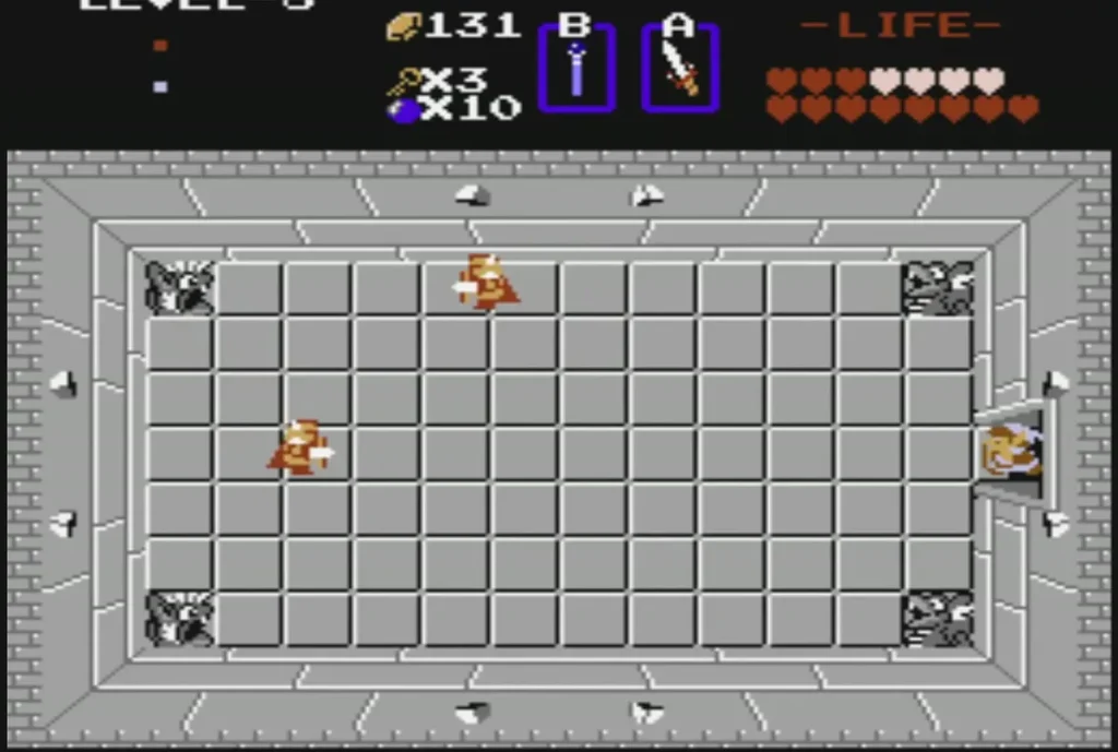 Bomb count rising to 10 after the blue bomb pickup in Level 8 Bomb count rising to 10 after the blue bomb pickup in Level 8