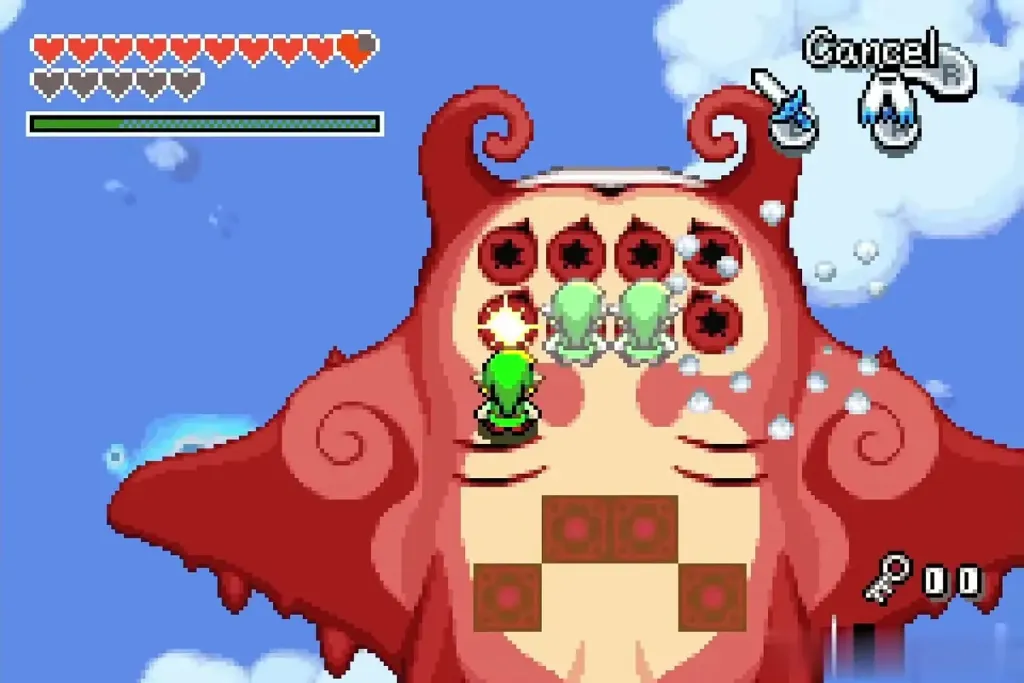 Link and clones facing the last eyes on the red Gyorg Link and clones facing the last eyes on the red Gyorg