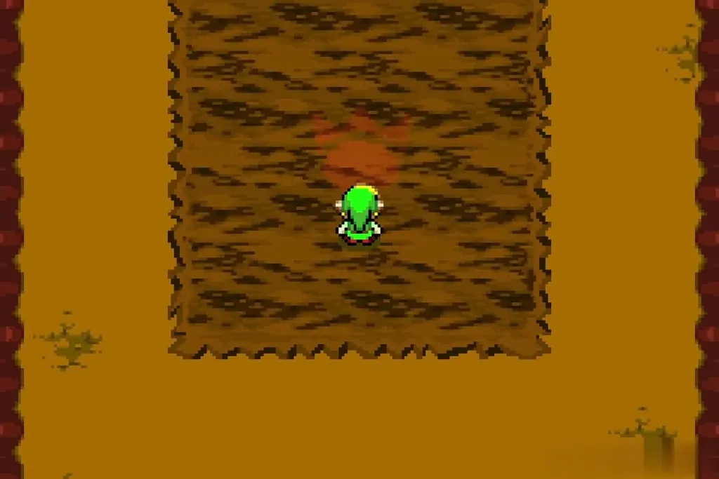 The lava turned to hardened rock after Gleerok's defeat The lava turned to hardened rock after Gleerok's defeat