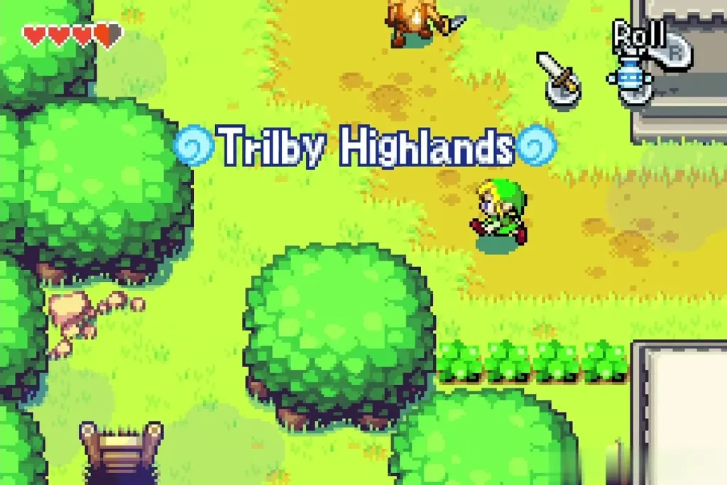 Link entering Trilby Highlands Link entering Trilby Highlands