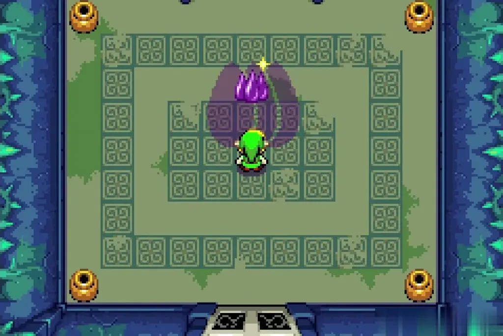 The Earth Element drifting down toward Link The Earth Element drifting down toward Link