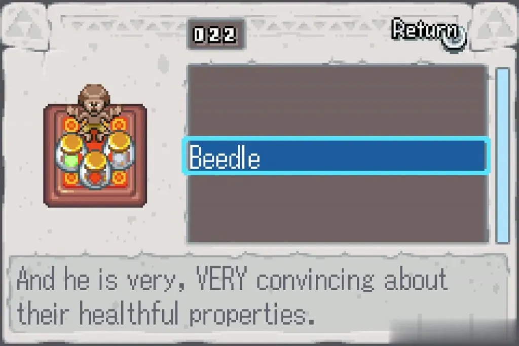 The gallery showing the Beedle figurine won The gallery showing the Beedle figurine won