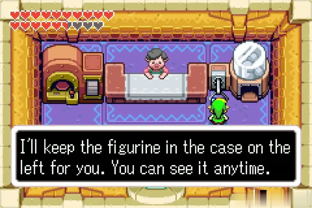 Carlov saying he will keep the figurine in the case on the left Carlov saying he will keep the figurine in the case on the left