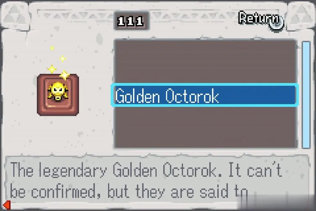 The gallery showing the Golden Octorok figurine won The gallery showing the Golden Octorok figurine won