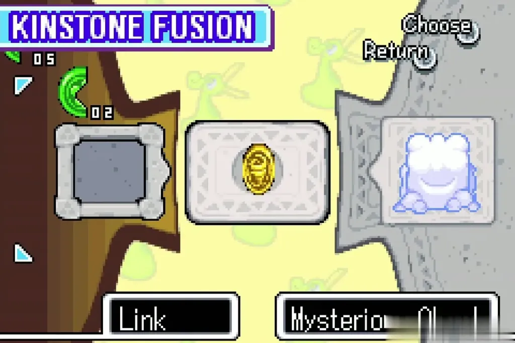 Kinstone Fusion screen joining a gold piece with the first Mysterious Cloud Kinstone Fusion screen joining a gold piece with the first Mysterious Cloud