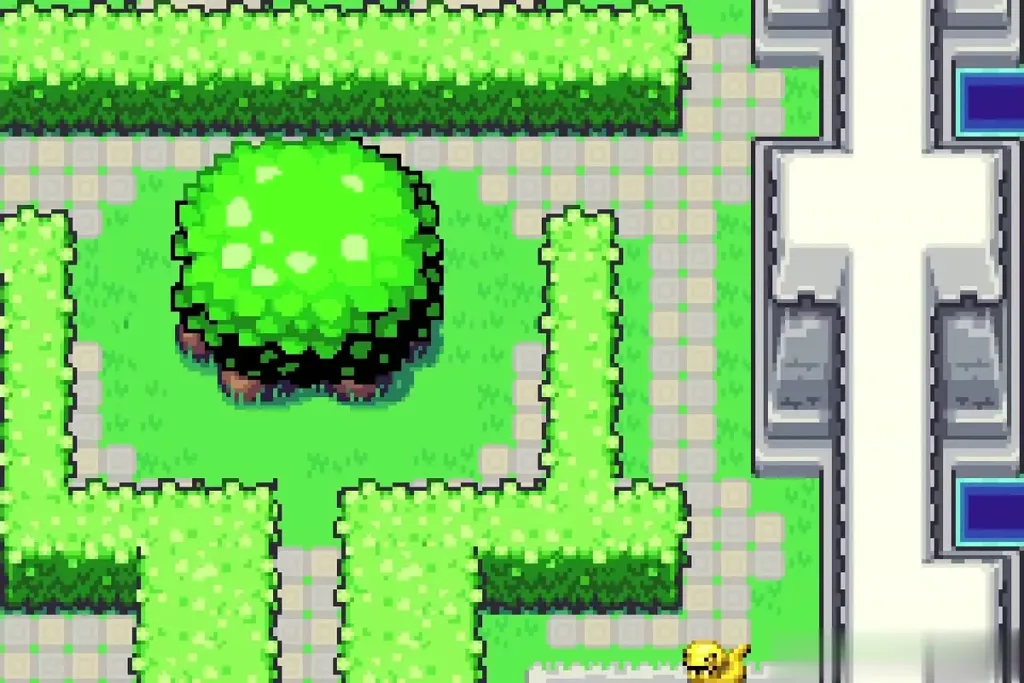A small golden Rope slithering at the edge of Hyrule Castle Garden A small golden Rope slithering at the edge of Hyrule Castle Garden