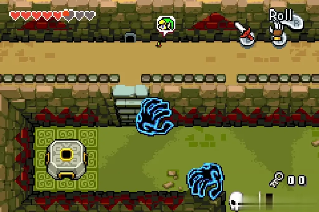 The Minish Portal pad in the room with the blue Floor Masters The Minish Portal pad in the room with the blue Floor Masters
