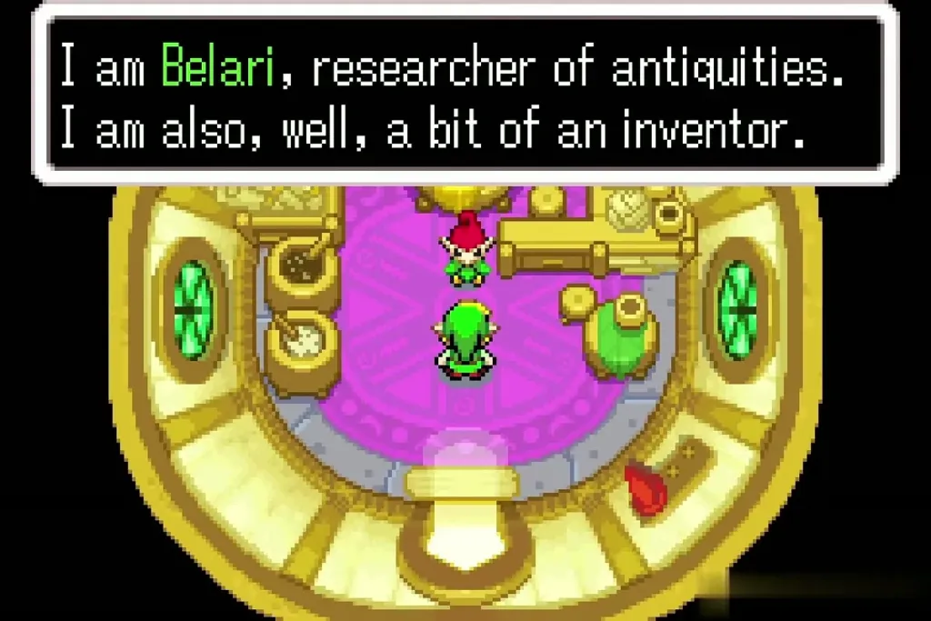 Belari in his round workshop introducing himself as a researcher and inventor