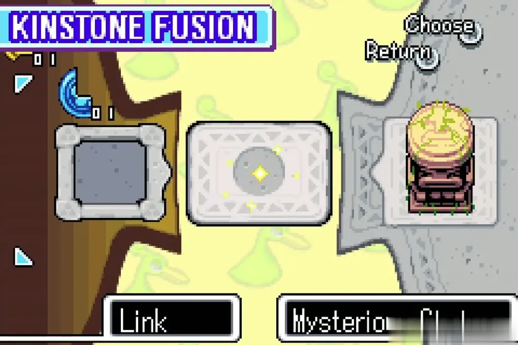 Second gold piece fusing with a Mysterious Statue Second gold piece fusing with a Mysterious Statue