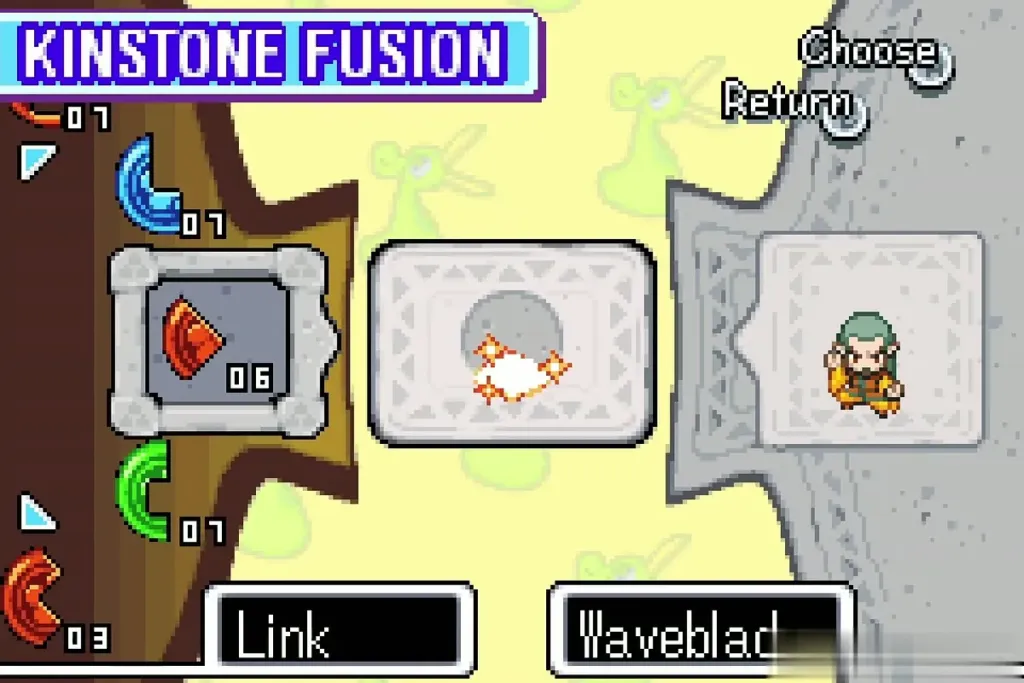 Kinstone Fusion screen with the red pieces joined to Waveblade Kinstone Fusion screen with the red pieces joined to Waveblade
