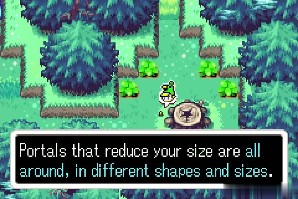 Ezlo explains that portals reducing your size come in many shapes and sizes Ezlo explains that portals reducing your size come in many shapes and sizes